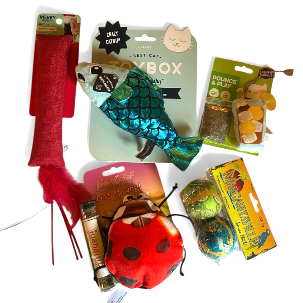 New 5 Cat Toy Catnip bundle